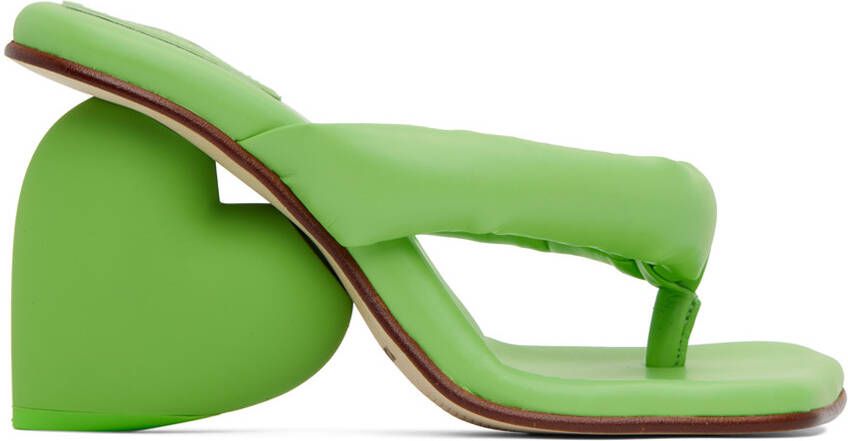 YUME Green Love Mules - Picture 5