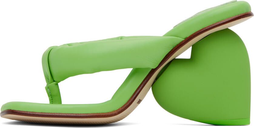 YUME Green Love Mules - Picture 3