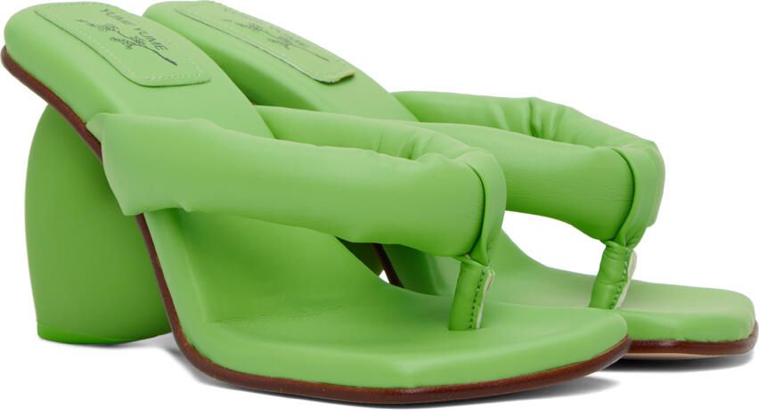 YUME Green Love Mules - Picture 2