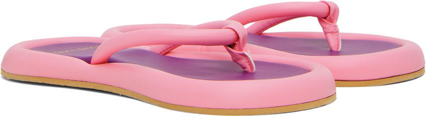 YUME Pink Eight Flip Flops - Picture 2