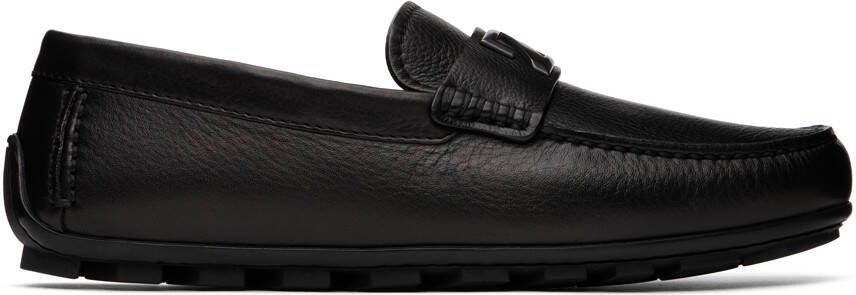 ZEGNA Black Highway Driving Loafers - Picture 5
