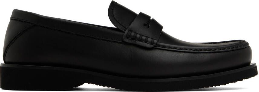 ZEGNA Black X-Lite Loafers