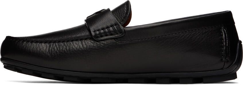 ZEGNA Black Highway Driving Loafers - Picture 4