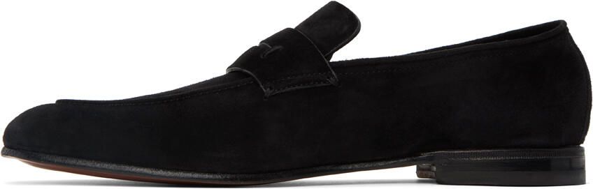 ZEGNA Black 'L'Asola' Loafers - Picture 3