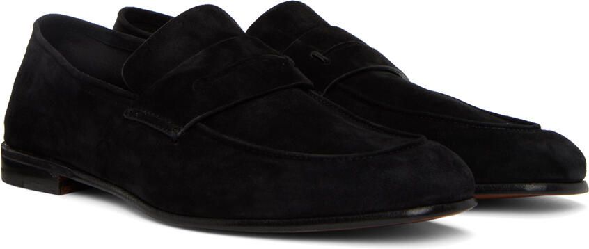 ZEGNA Black 'L'Asola' Loafers - Picture 2