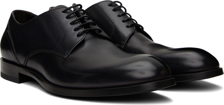 ZEGNA Black Siena Flex Derby - Picture 2