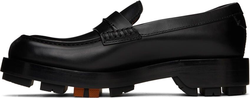 ZEGNA Black Udine Loafers - Picture 3