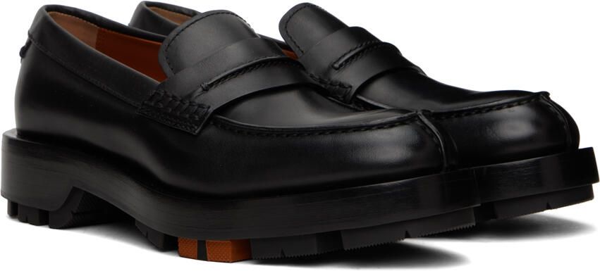 ZEGNA Black Udine Loafers - Picture 2
