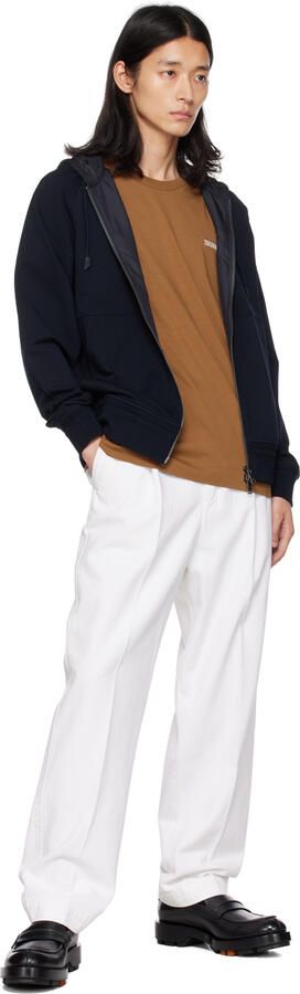 ZEGNA Black Udine Loafers - Picture 4