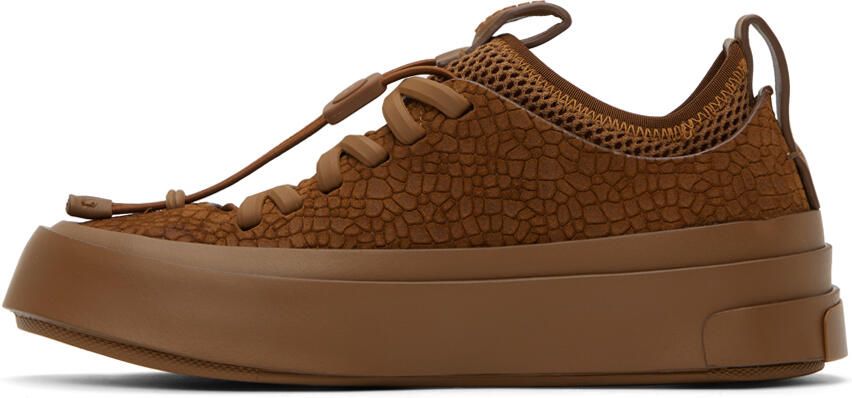ZEGNA Brown MRBAILEY Edition Triple Stitch Sneakers - Picture 3