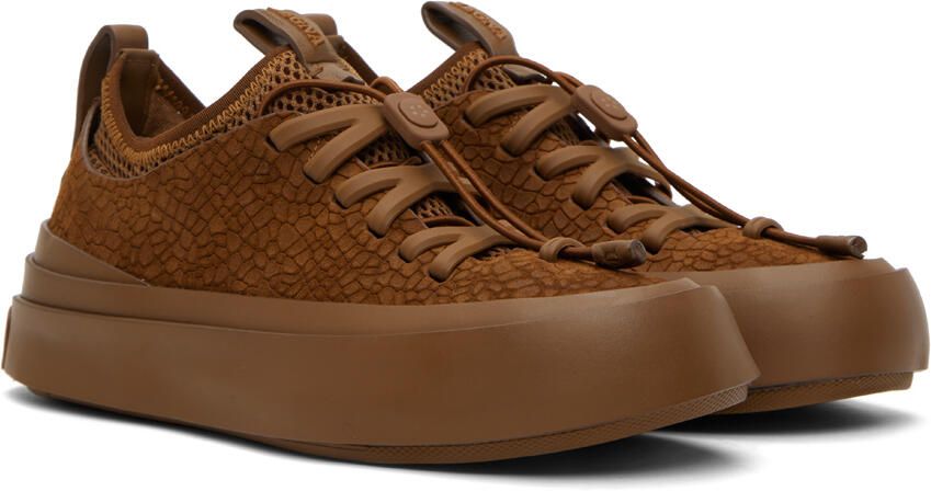 ZEGNA Brown MRBAILEY Edition Triple Stitch Sneakers - Picture 2