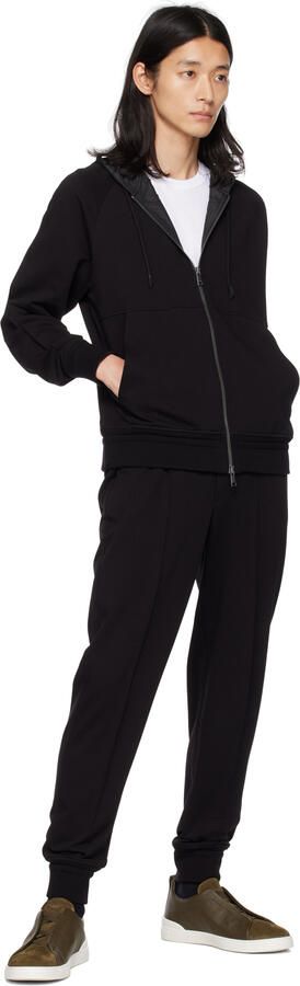 ZEGNA Khaki Triple Stitch Sneakers - Picture 4