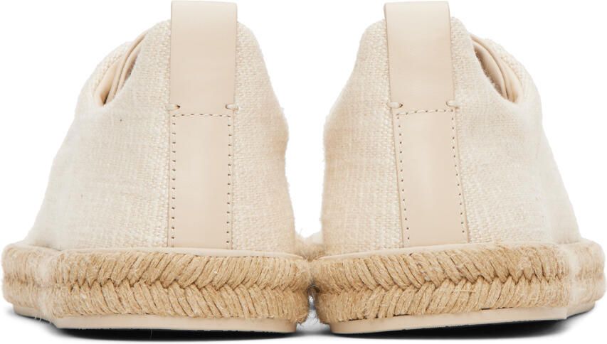 ZEGNA Off-White Triple Stitch Sneakers