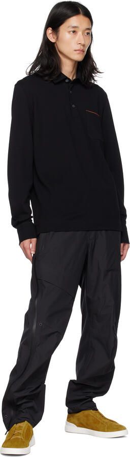 ZEGNA Yellow Triple Stitch Sneakers - Picture 4