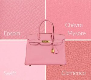 A soft and elegant pink birkin in Rose Confetti